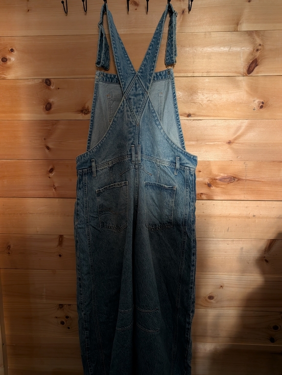 We The Free Barrel Denim Overalls By Free People, Size M, nwot. - Picture 7 of 7